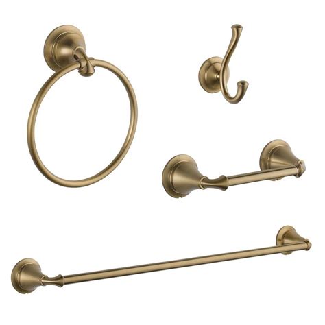 Bathroom; Accessories; Hooks & Rings; RobeUtility Hook; Bathroom;. . Delta champagne bronze bathroom accessories